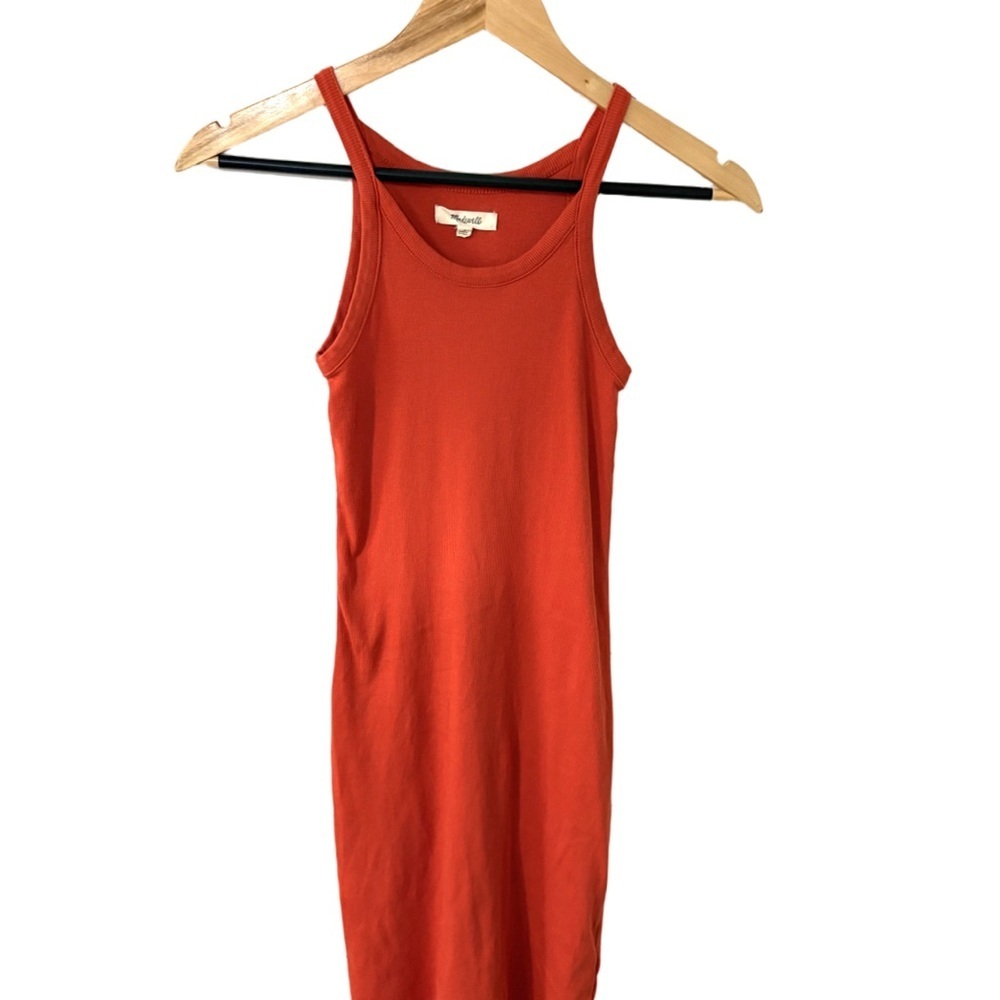 Madewell Vibrant Orange Dress